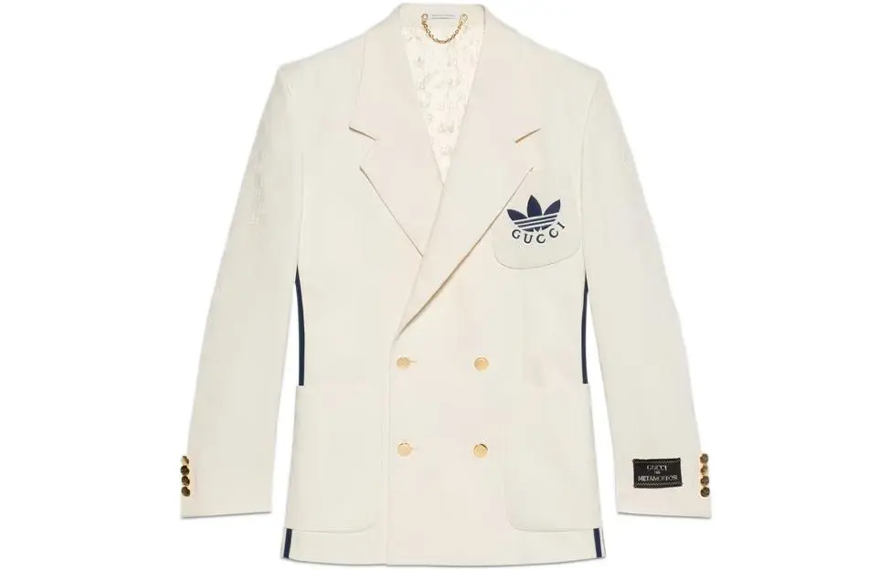 

Adidas Originals X Деловой костюм мужской Off White Gucci, кремовый