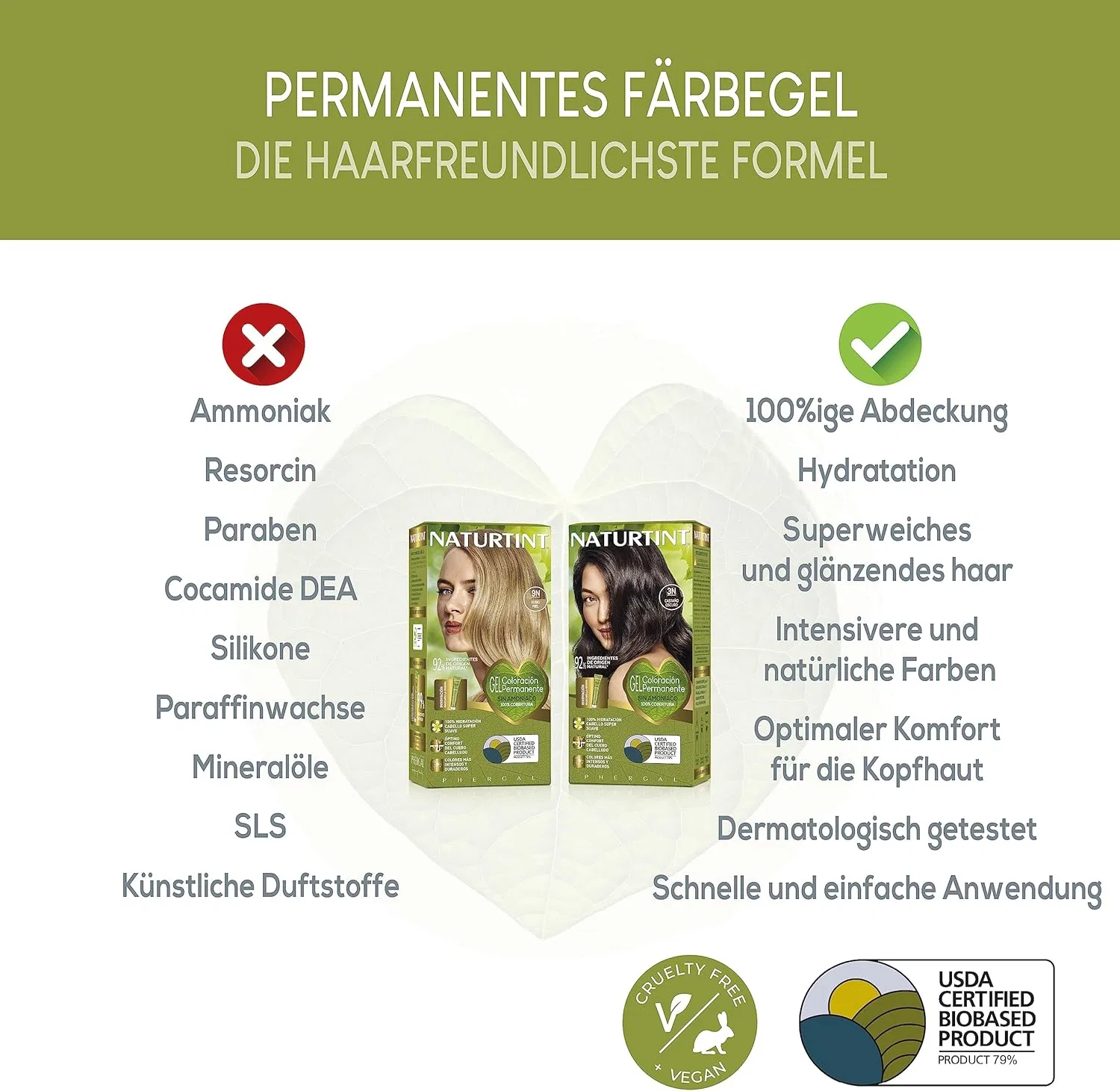 Краска для волос без аммиака Naturtint, 170 мл (3 шт.) Naturtint — фото 3