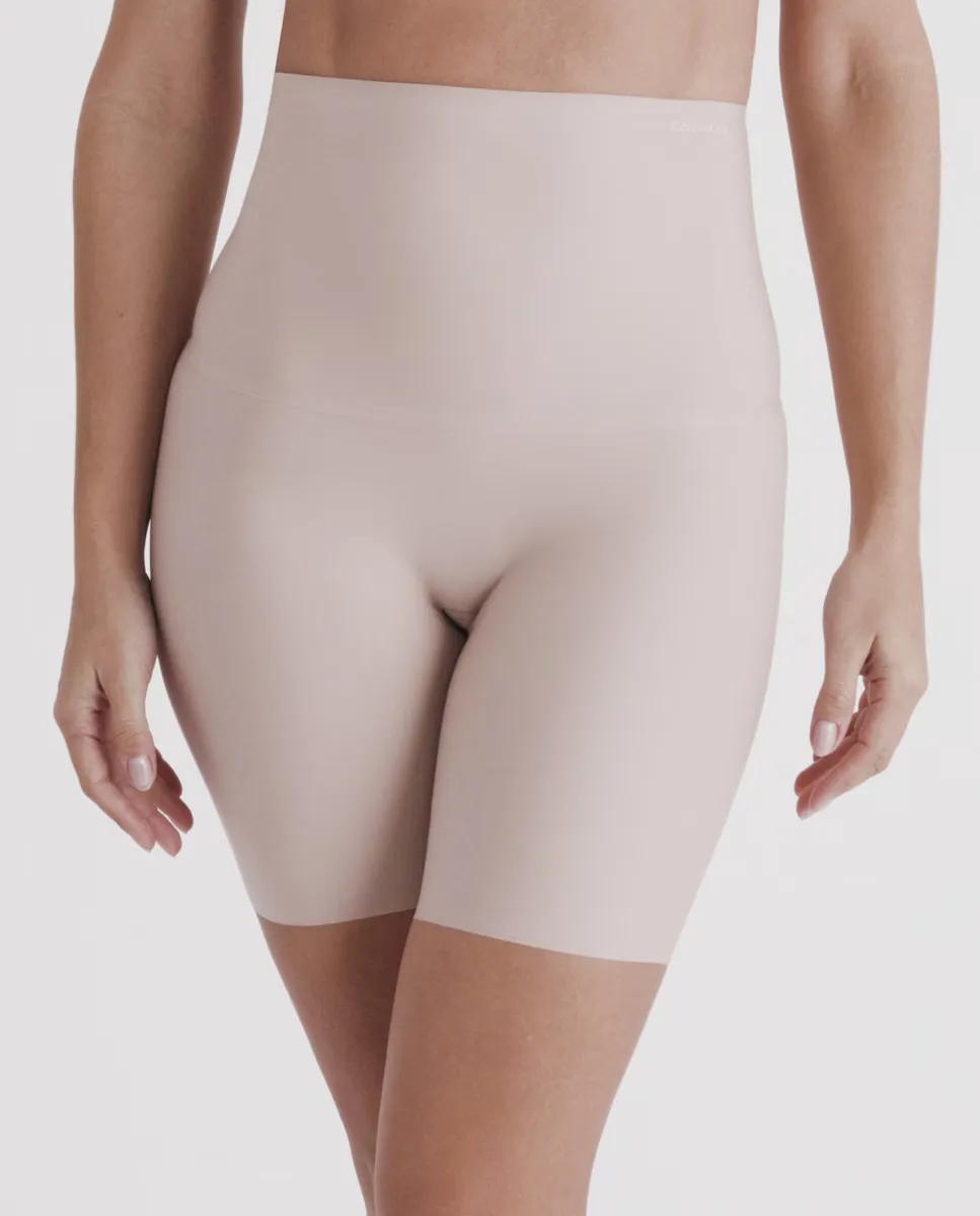 

Корректирующие шорты с высокой талией SECOND SKIN SMOOTHING Calvin Klein, бежевый