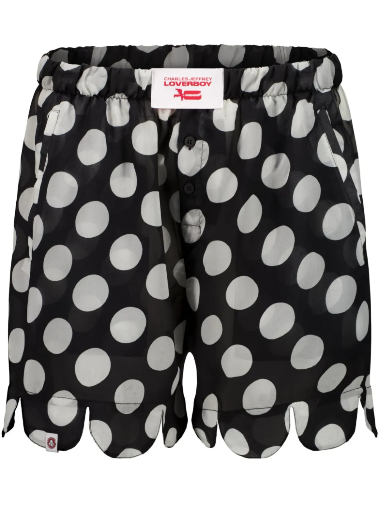 

Боксеры с фестончатым краем Charles Jeffrey Loverboy, черный