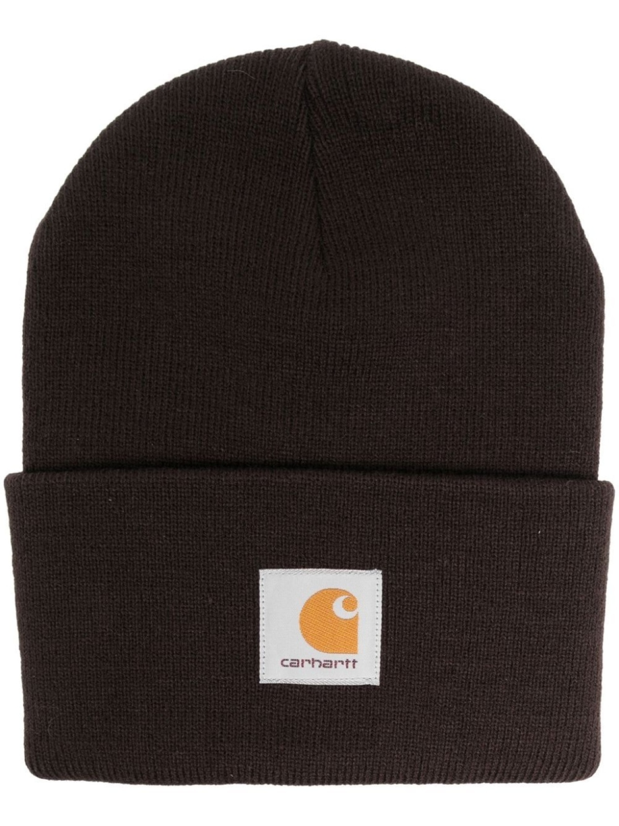 

Шапка бини с нашивкой-логотипом Carhartt WIP, коричневый