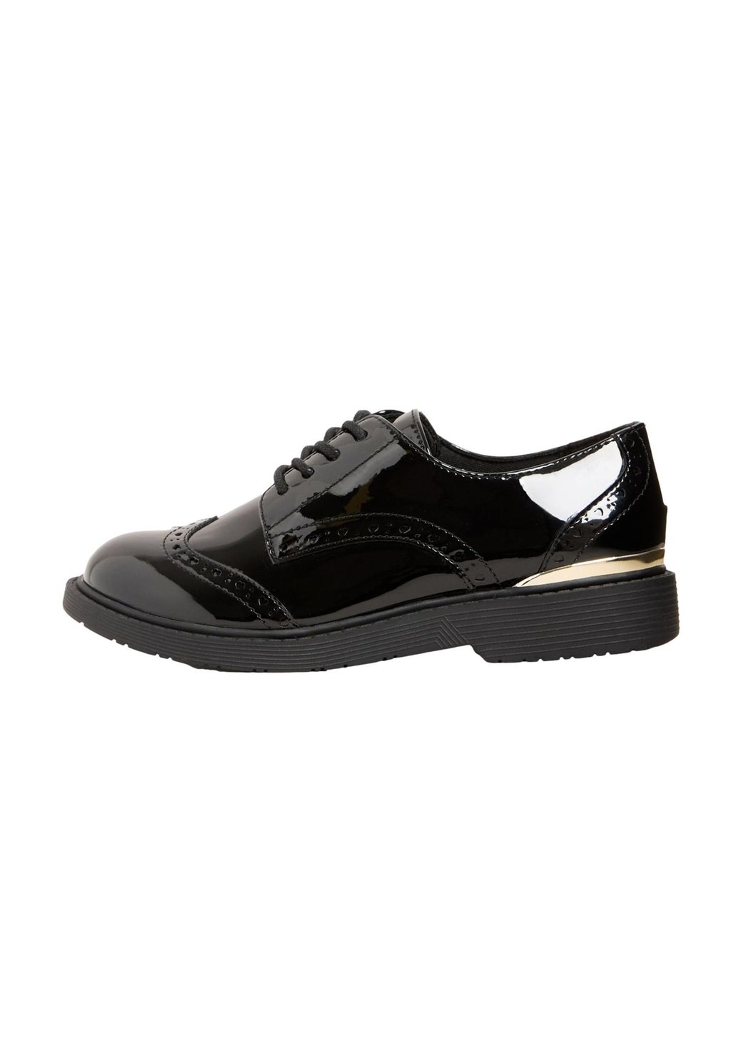 

Ботинки на шнуровке FIT - FLAT BROGUE . Lipsy, черный