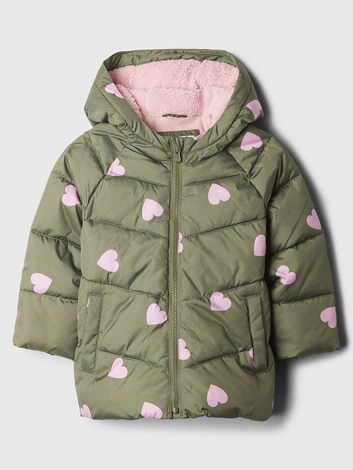 

Стеганая куртка GAP Steppjacke, зеленый