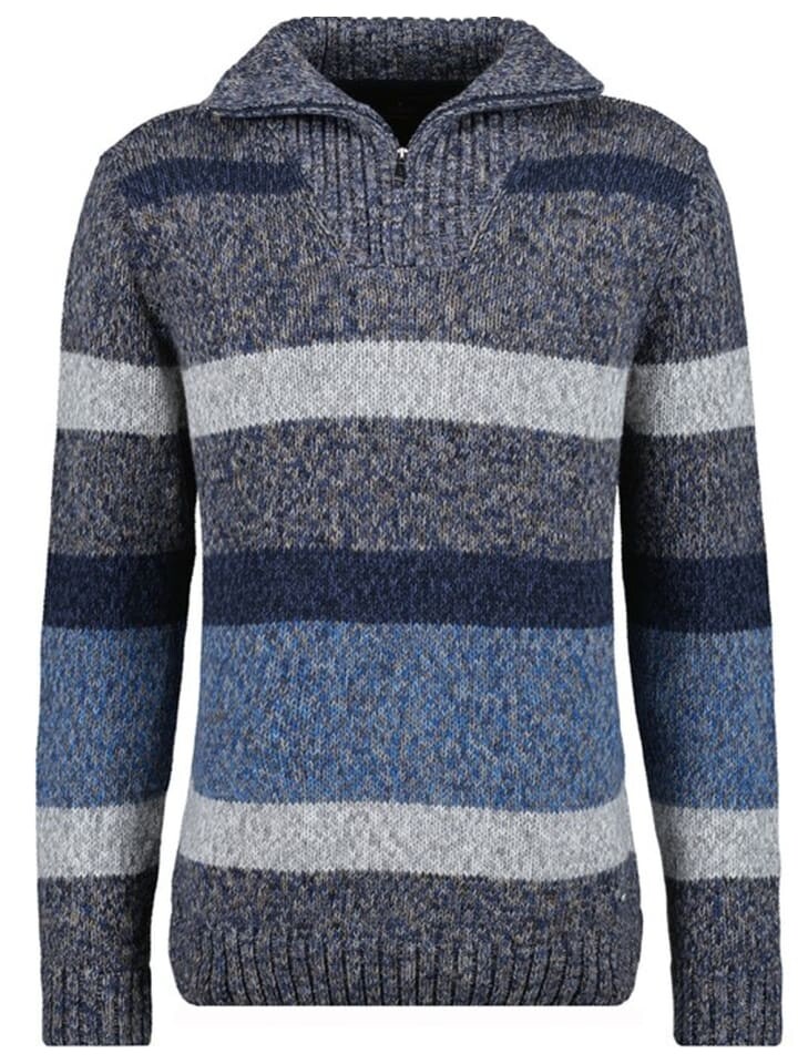 

Пуловер Ragman V-Ausschnitt Pullover, синий