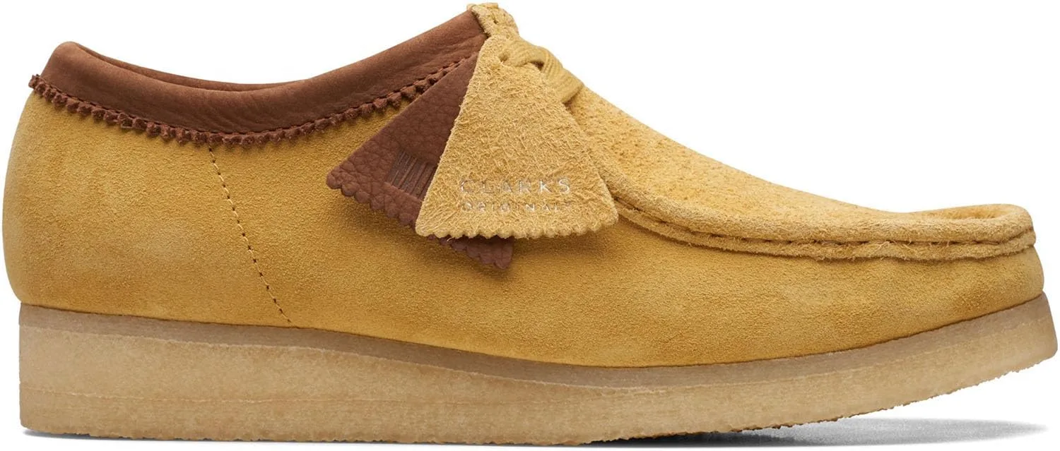 Мужские ботинки Clarks Wallabee Boot Chukka, желтый — фото 2