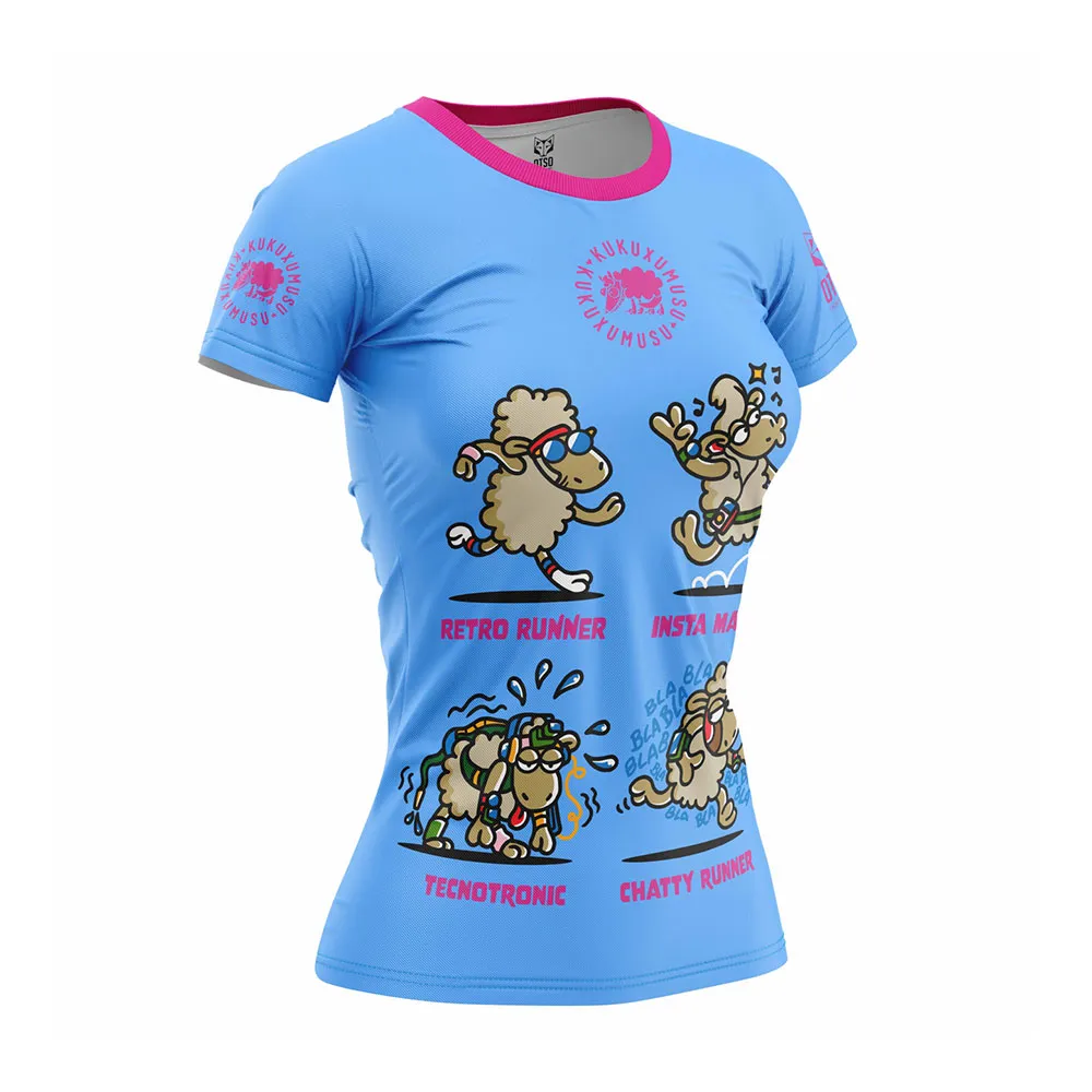 

Футболка с коротким рукавом спортивная Otso Kukuxumusu Runners, синий