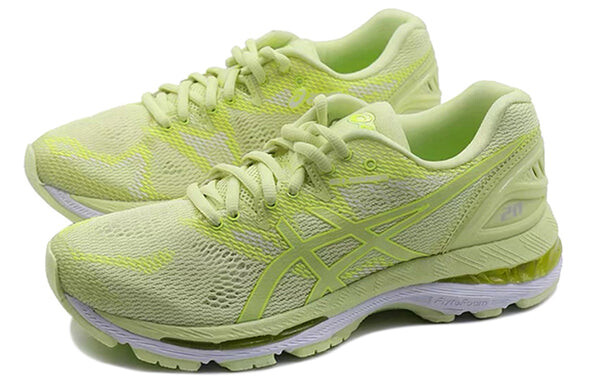 Кроссовки гель нимбус 20 Asics, зеленый — фото 2