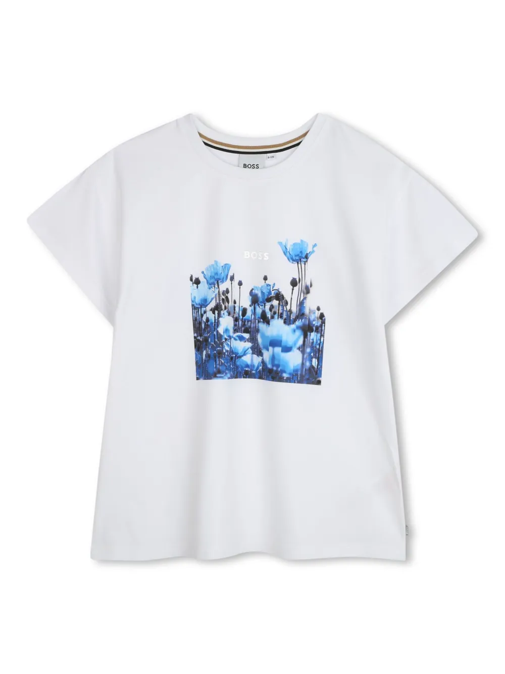 

Футболка с короткими рукавами BOSS Kidswear, белый
