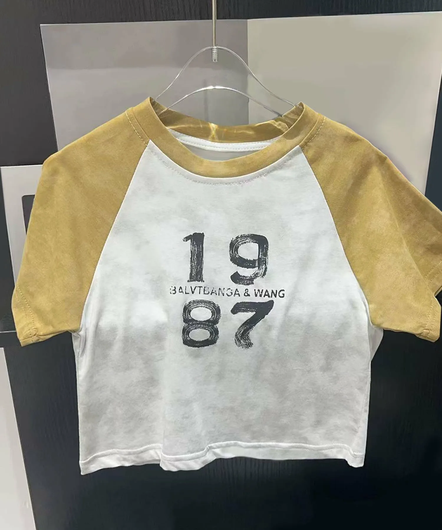 Футболка с цифровым принтом Aimoha Kids, Yellow