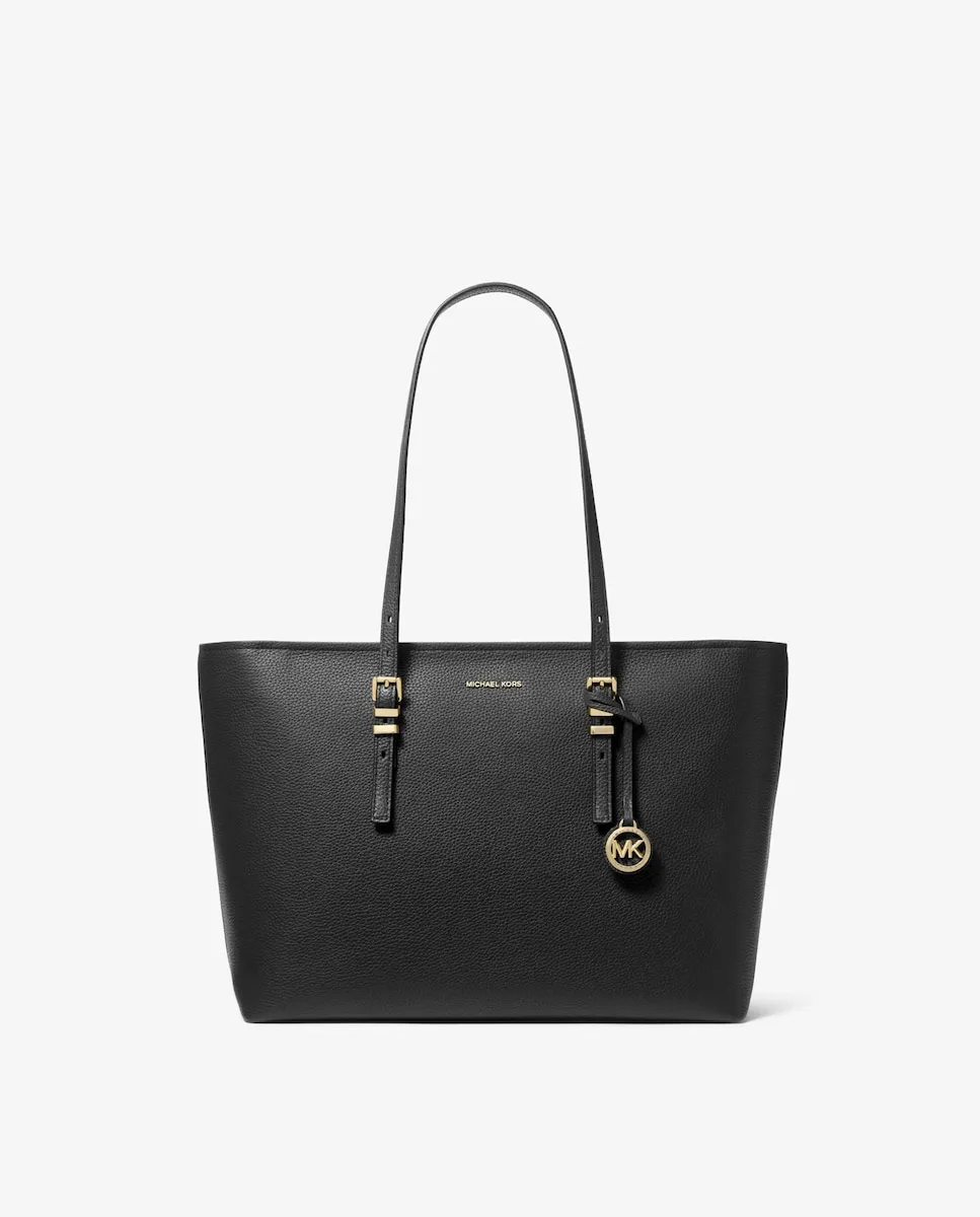 

Сумка-тоут Quinn из зернистой кожи Michael Michael Kors, черный