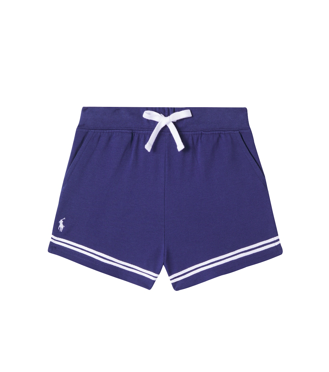 

Хлопковые пике шорты Polo Ralph Lauren Kids, Boathouse Navy