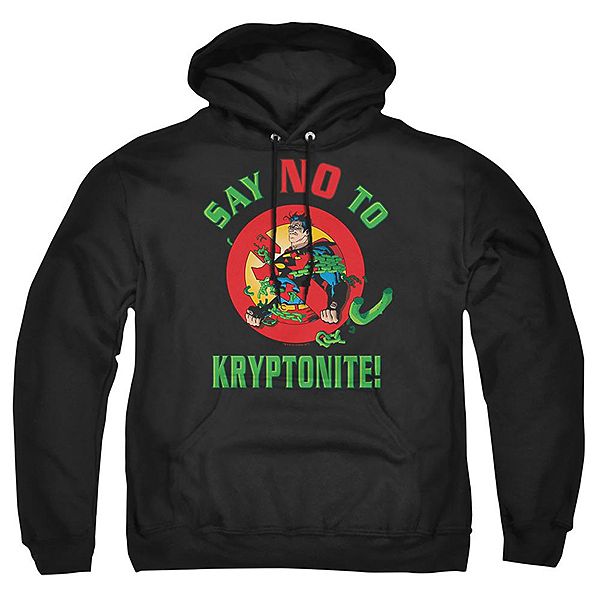 

Толстовка с капюшоном Superman say no to kryptonite Licensed Character
