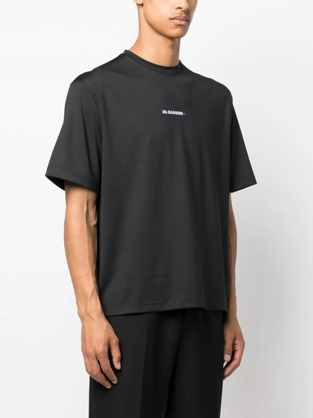 Спортивная футболка с логотипом JIL SANDER, черный — фото 3