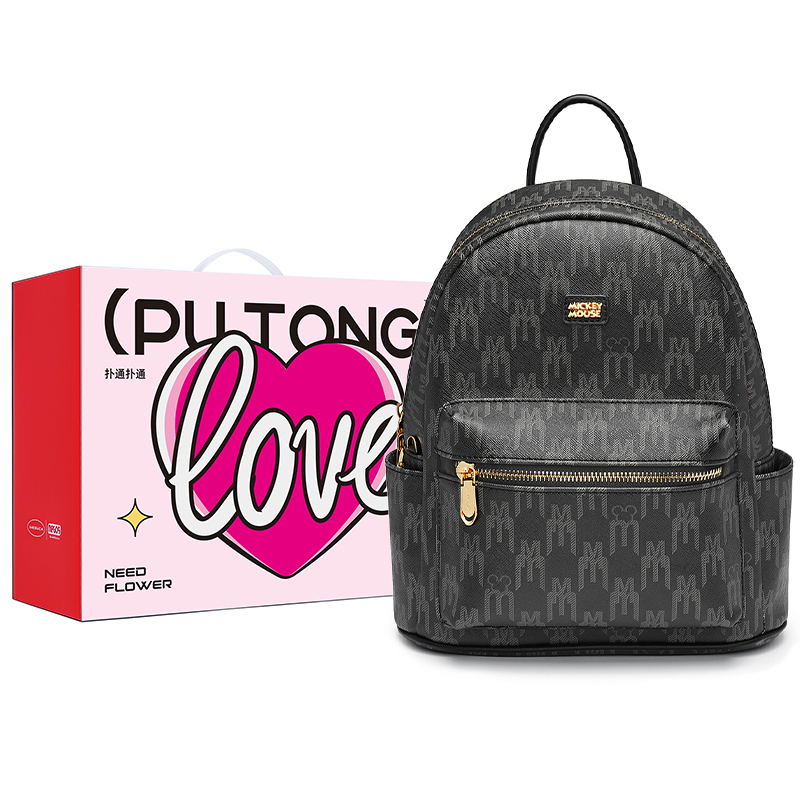 

Disney Микки Серия Полиуретановый рюкзак Женский разноцветный, Black-Box