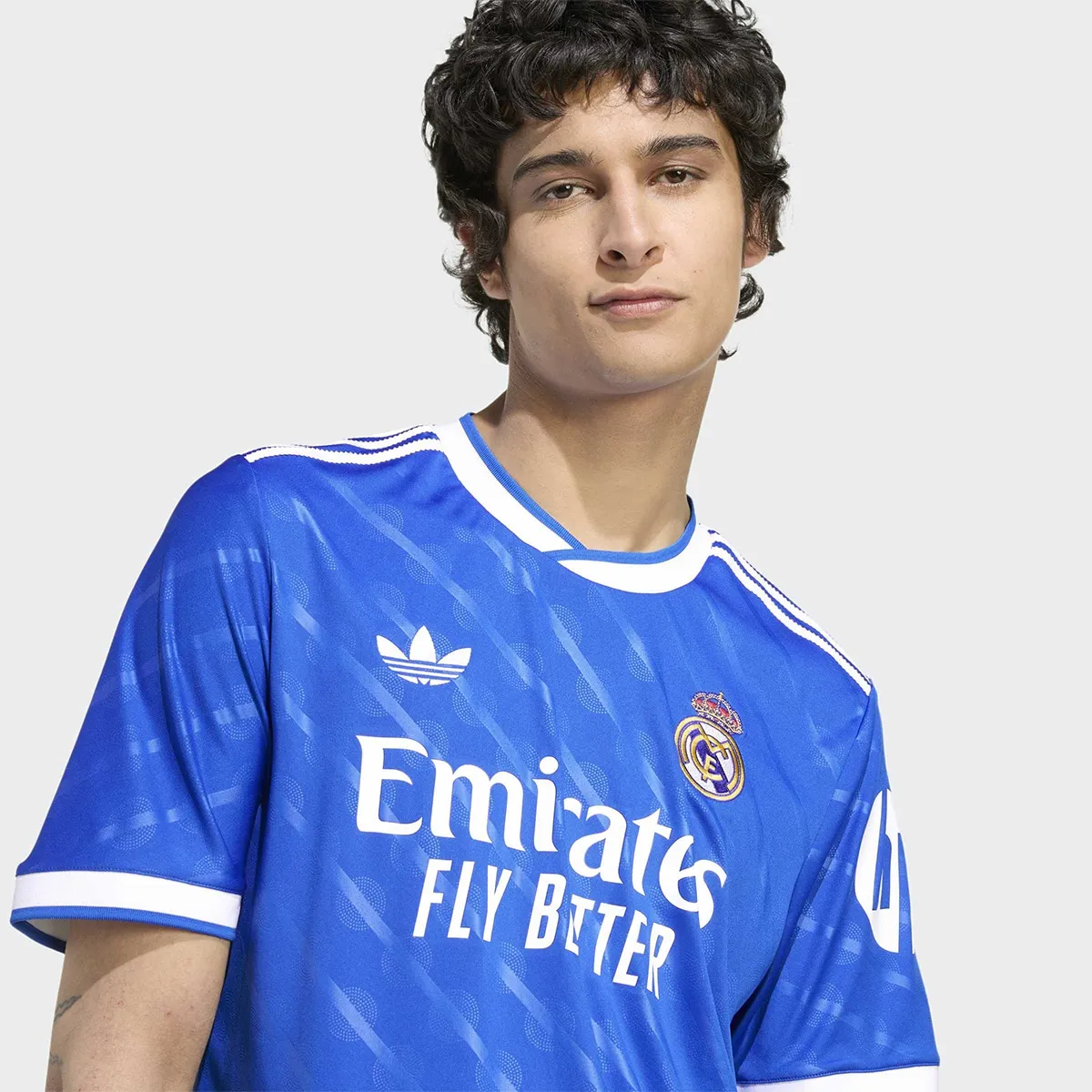 Мужская футболка третьей комплектации Real Madrid 2025-2026 adidas, синий — фото 3