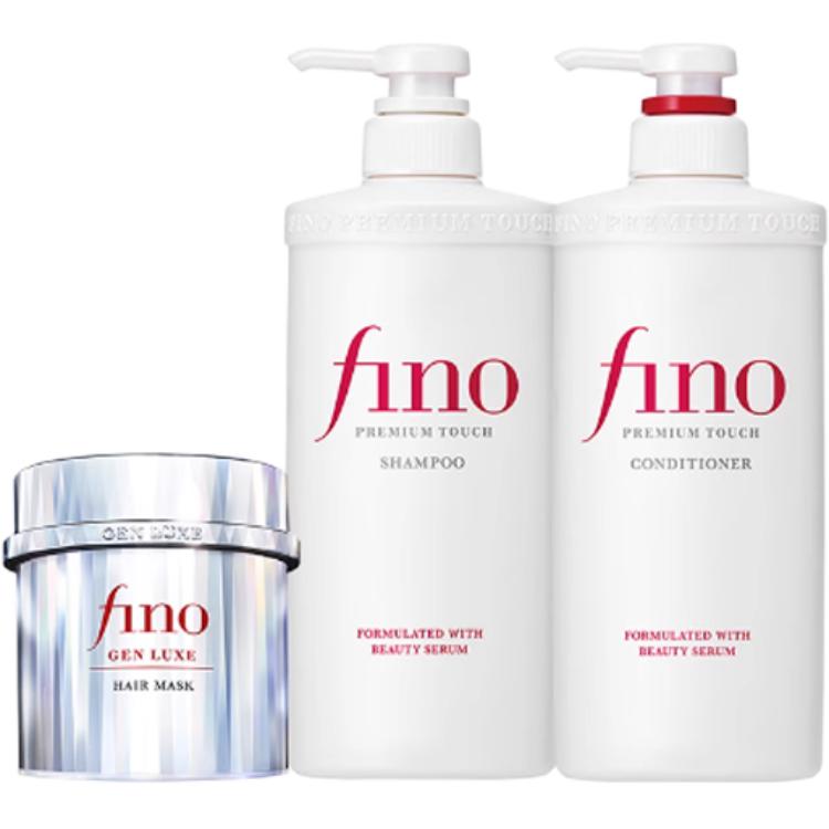 

Увлажняющий шампунь и кондиционер с сывороткой набор для восстановления поврежденных волос два предмета/три предмета Fino, three-piece set: серебряный diamond hair mask 200g+hydrating shampoo 550ml+hydrating hair conditioner 550ml