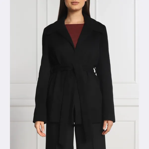 

Шерстяное пальто Calvin Klein, черный