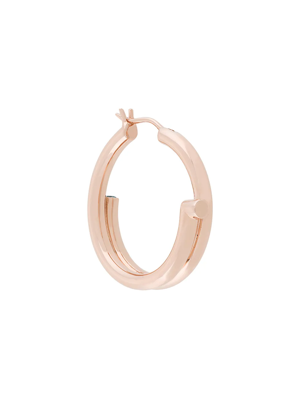 

Серьга-кольцо Genie Maria Black, металлик