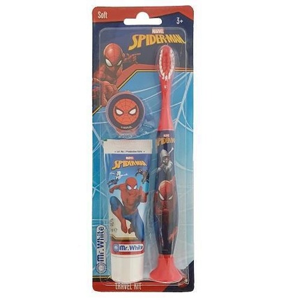 Дорожный набор Mr. White Spiderman Зубная паста и щетка для детей от 3 лет Mr.White — фото 2