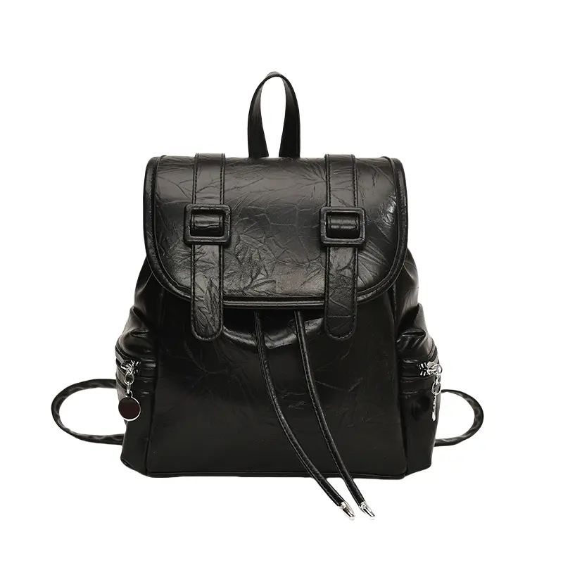 

NOMK Женский рюкзак из полиуретана обычного размера разноцветный, Black