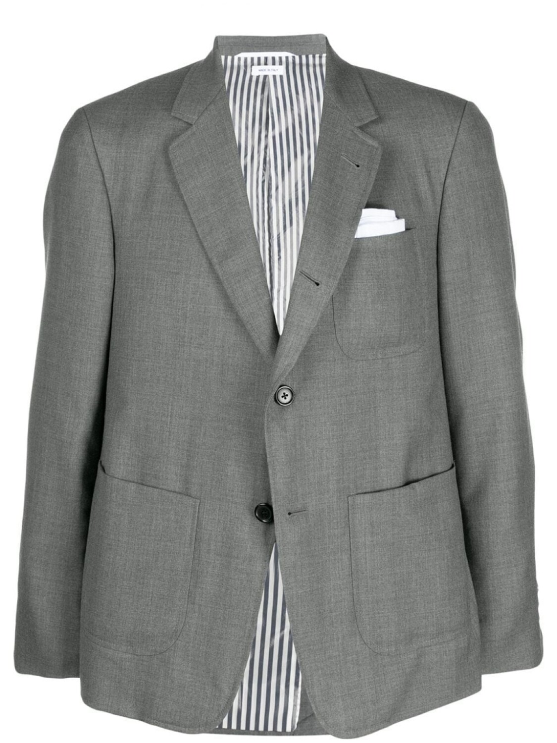 

Пиджак Super 120 Thom Browne, серый