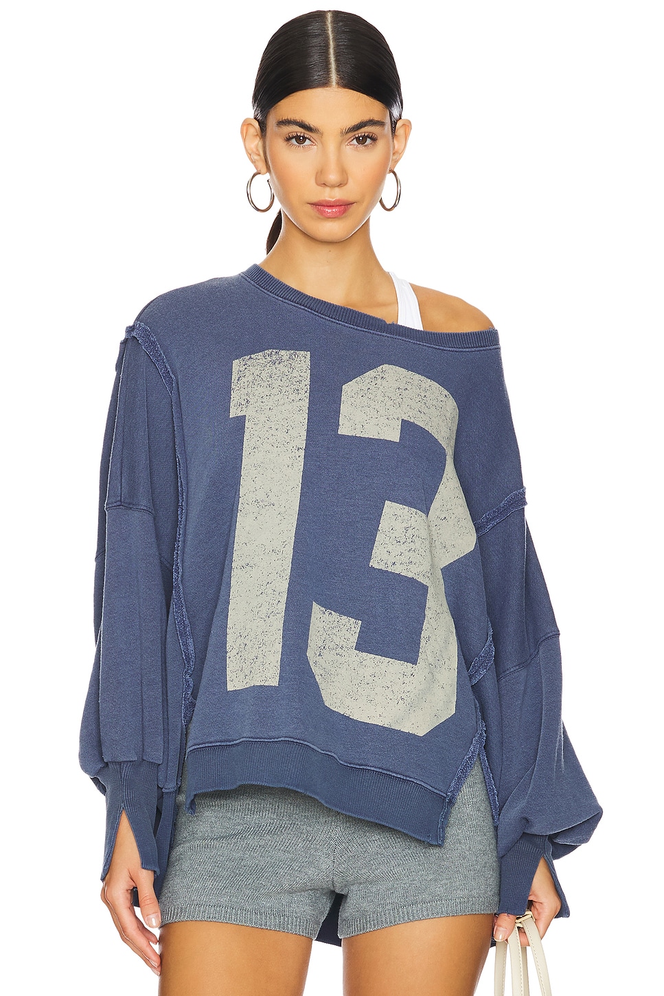 

X we the free с графическим принтом camden толстовка от Free People, navy combo 13