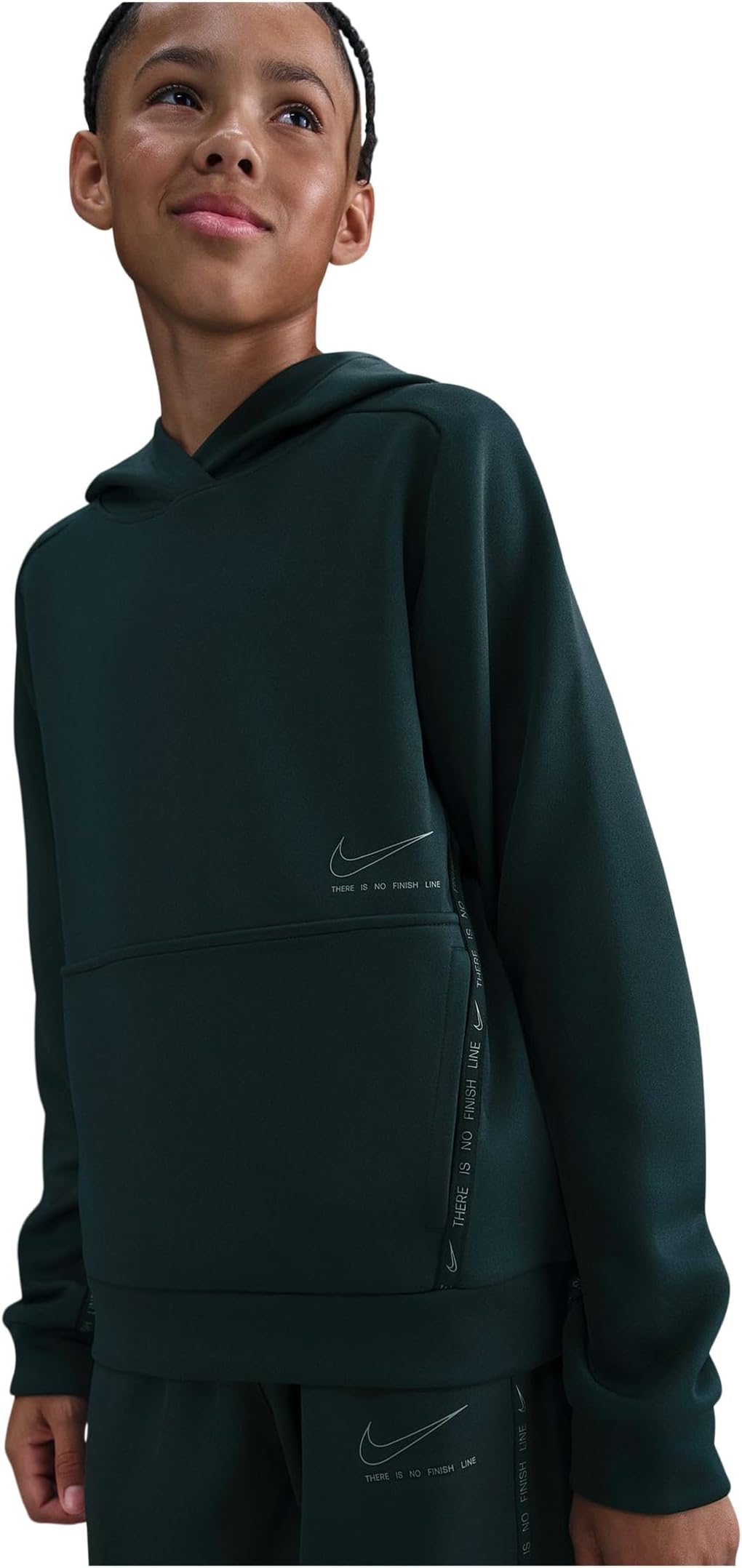 Толстовка с капюшоном Sportswear Multi Dri-FIT Nike Kids, Seaweed/Clay Green/Clay Green — фото 4