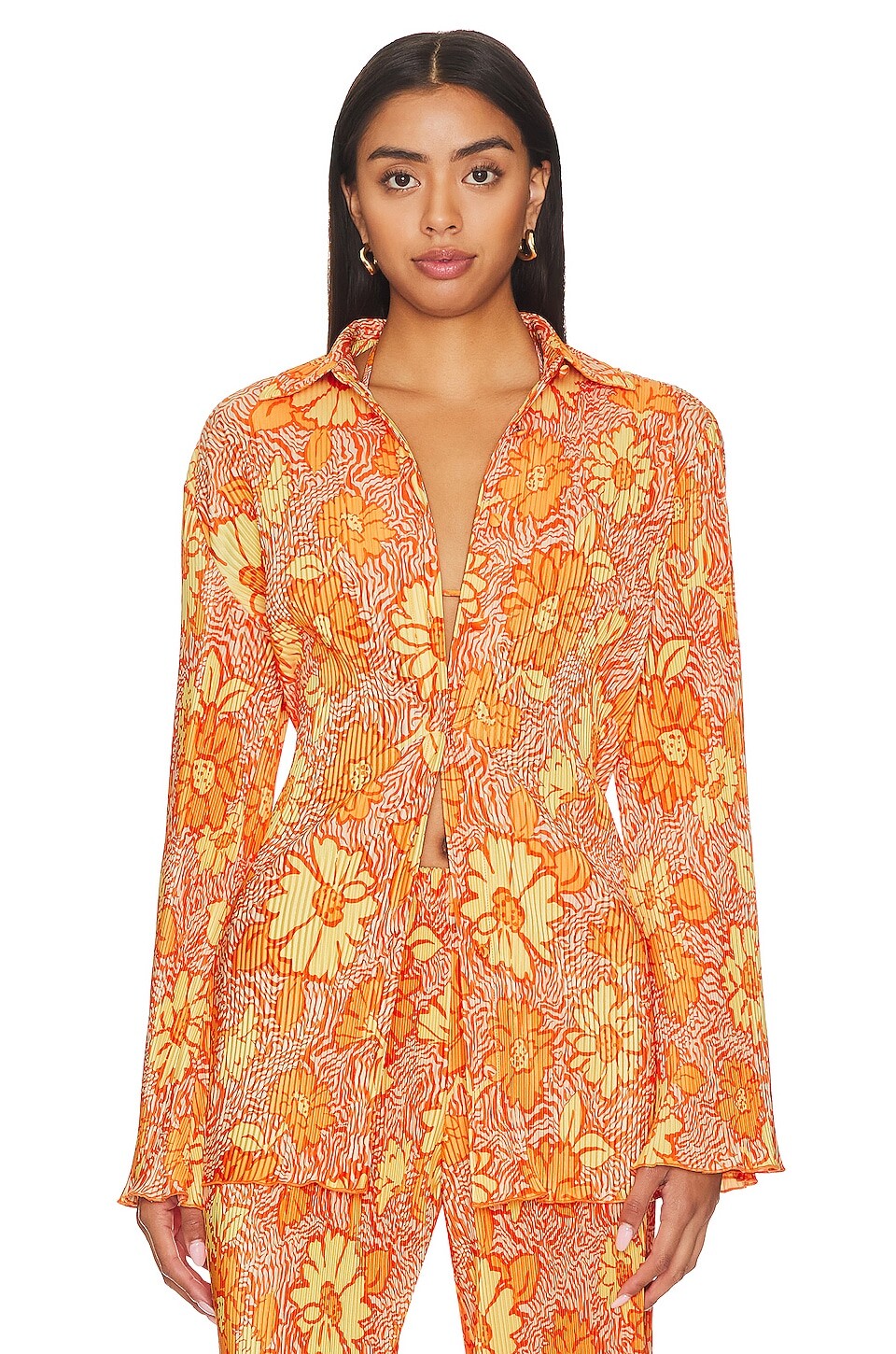 

Топ Camila Coelho Pacha, цвет Orange Floral