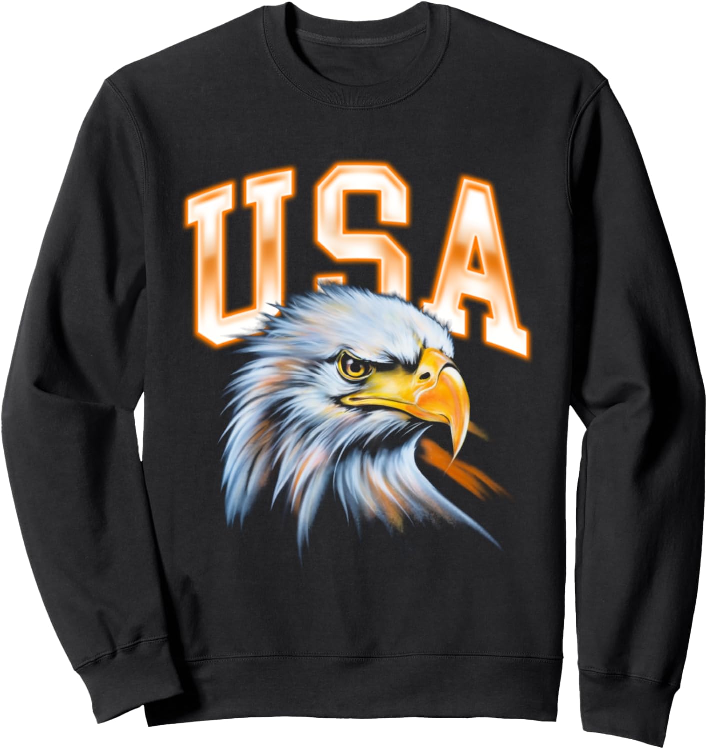 

Патриотическая толстовка Eagle USA ко Дню независимости США, стиль 90-х, в духе урбанистической моды Eagle Usa Us Flag Patriotic 4Th Of July America, черный