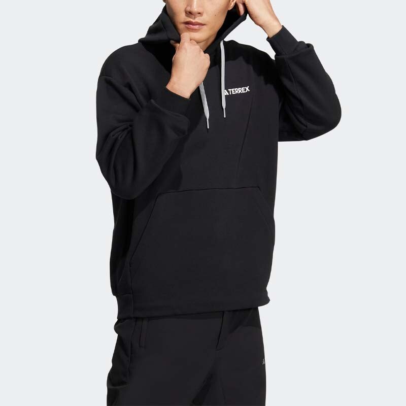 

Толстовка унисекс черная Adidas, черный