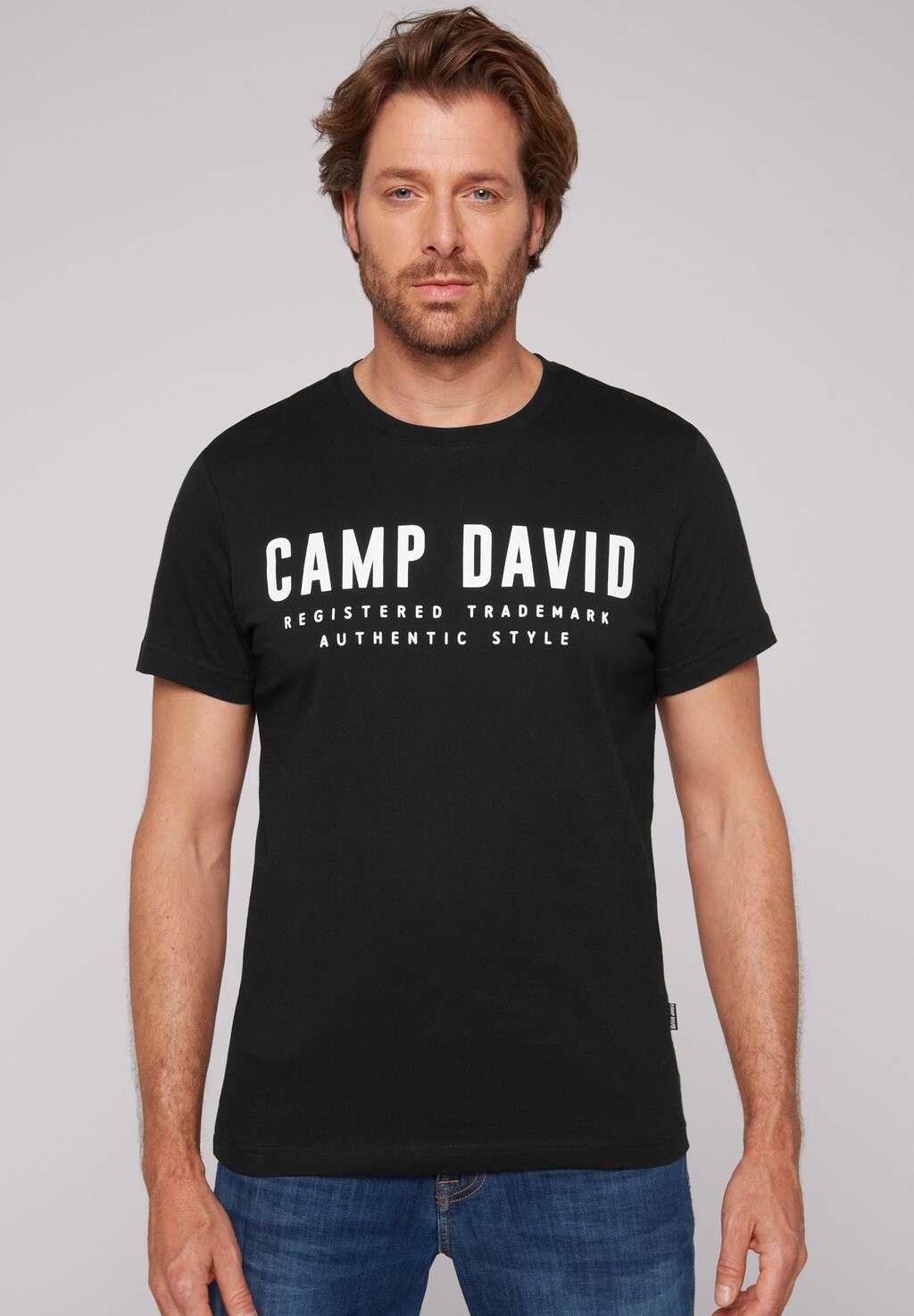

Футболка с принтом Camp David, цвет black