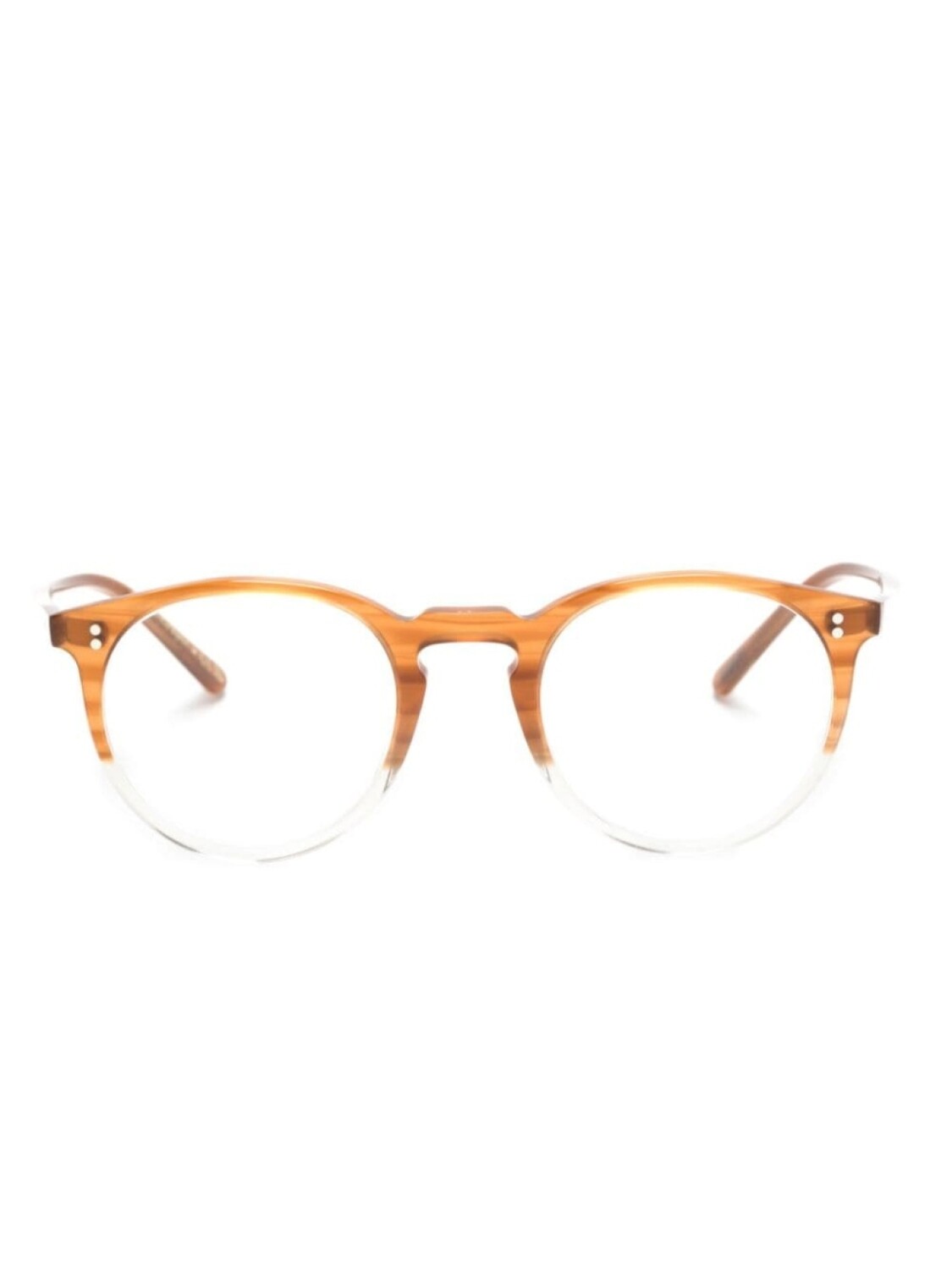 

Oliver Peoples очки в круглой оправе, коричневый