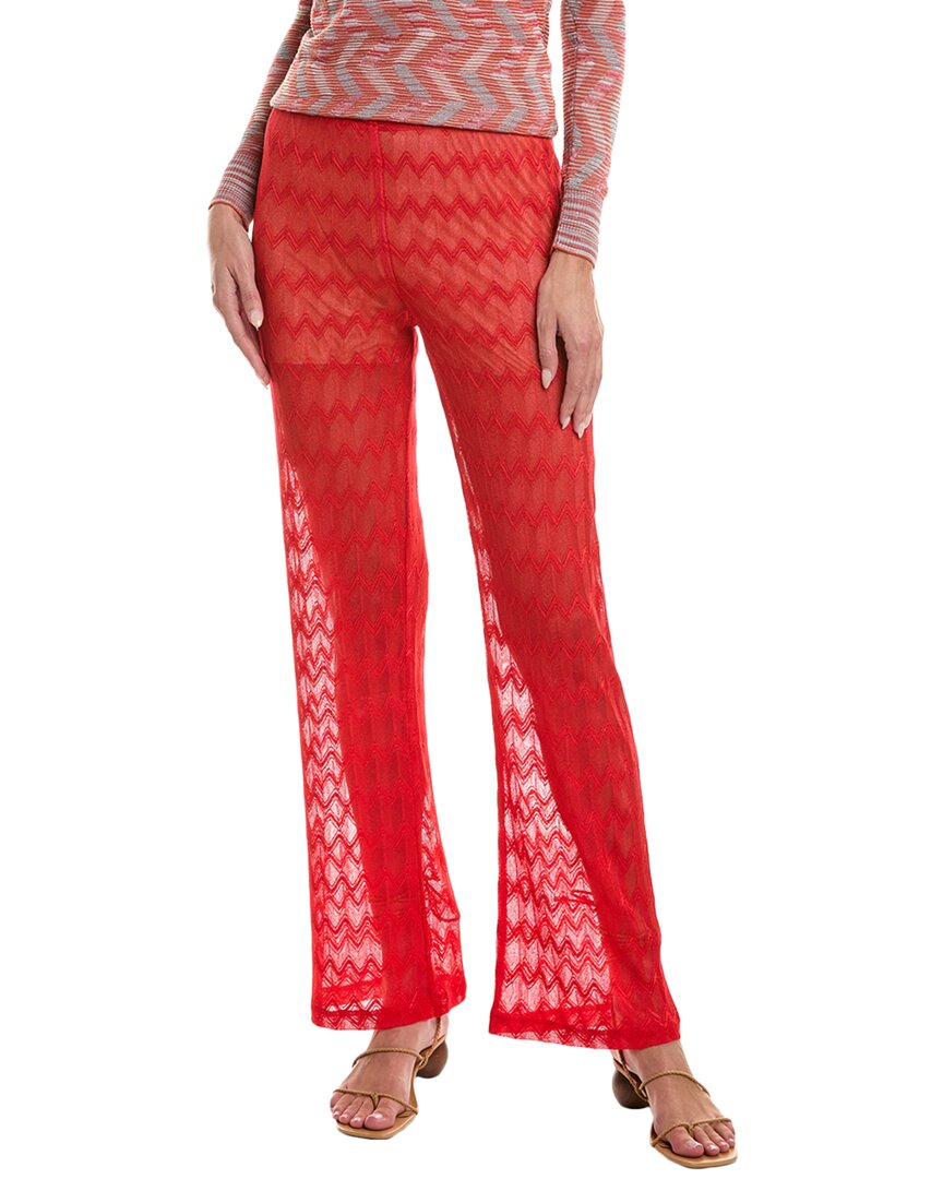 

Брюки M Missoni Zig Zag, красный