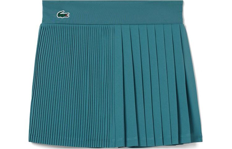 

Мини-юбка в складку с вышитым логотипом Lacoste