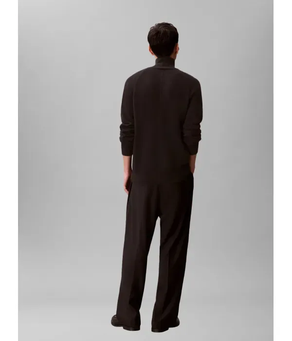 Шерстяная полуводолазка relaxed fit Calvin Klein, черный — фото 3
