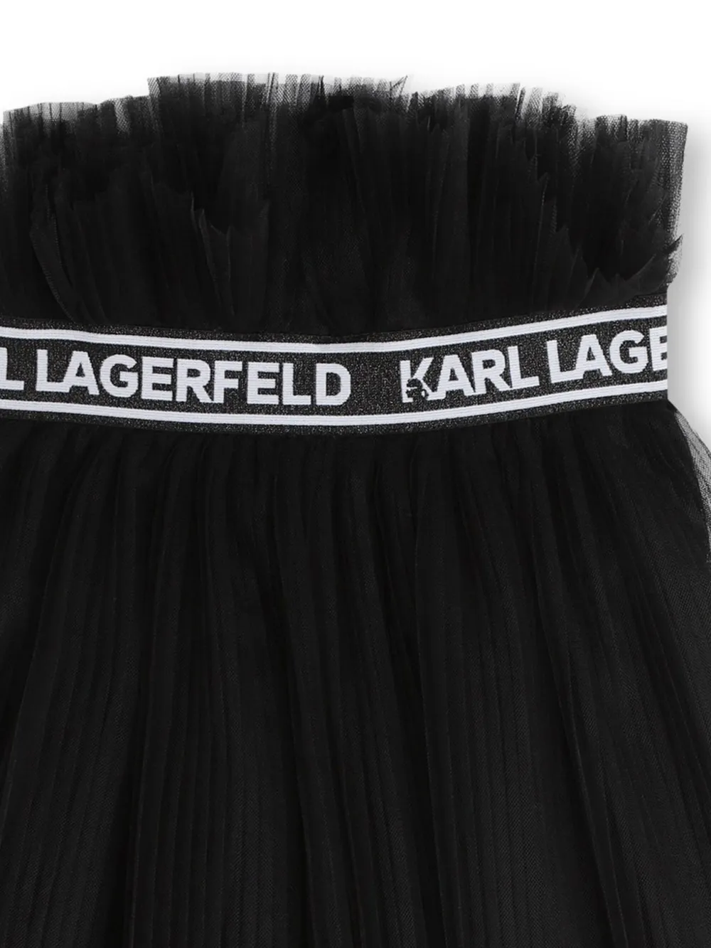 Многослойная юбка Ceremonie KARL LAGERFELD KIDS, черный — фото 2