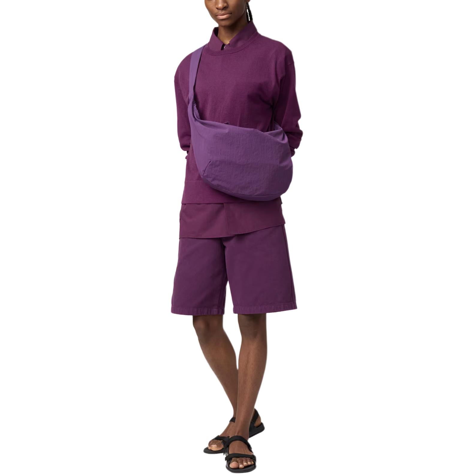 UNIQLO U Collection SS25 джинсовые шорты женские purple — фото 3
