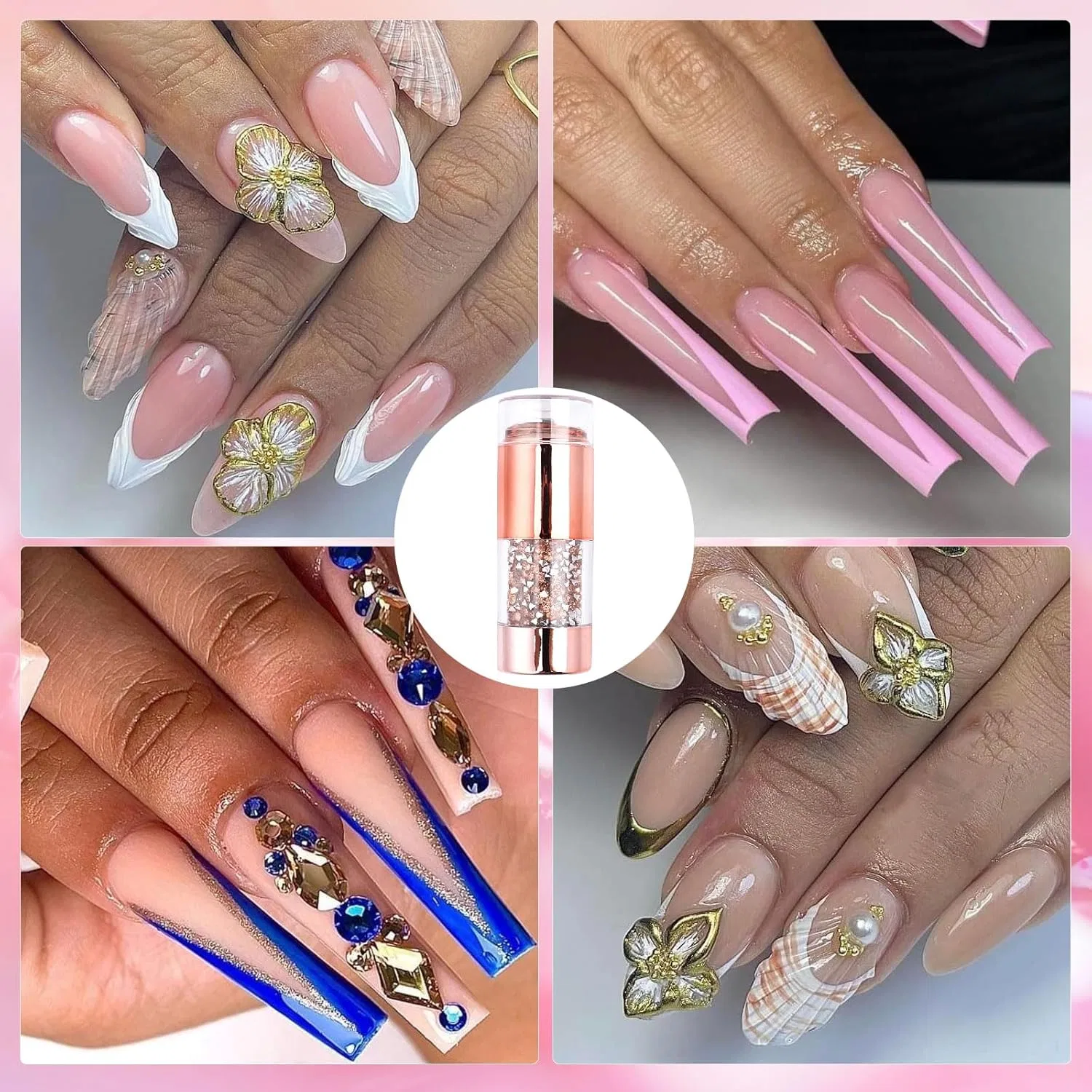 Набор штампов для французского маникюра NAILGIL, 9 предметов Nail Gil — фото 3