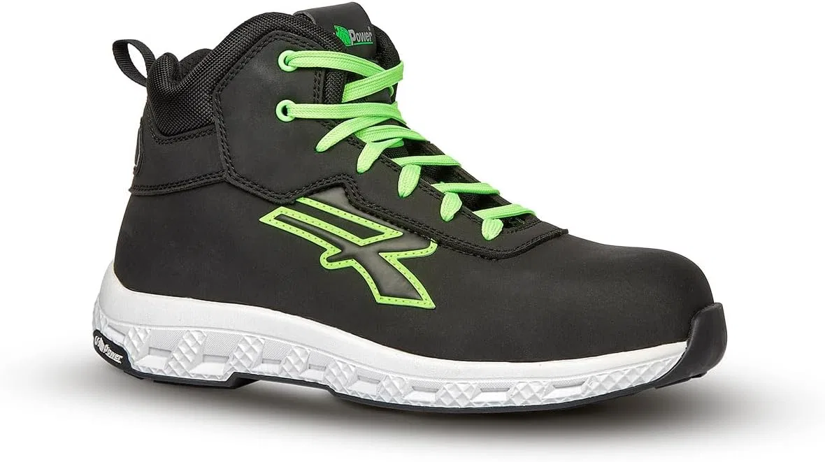 Ботинки U Power Unisex Alanis Esd S3s CI Hi Hro Fo SrSafety Shoes, Black Green