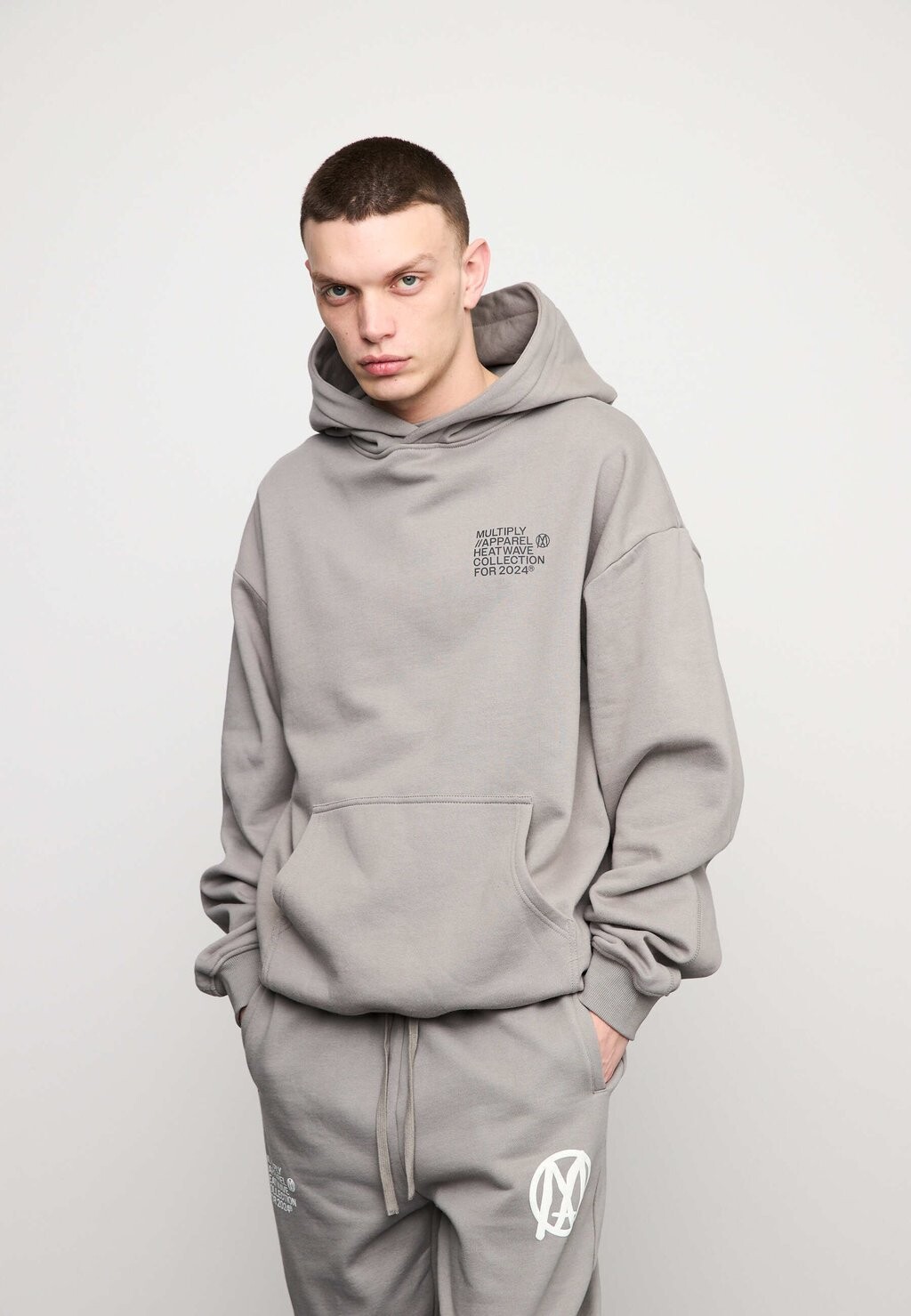 

Толстовка с капюшоном TEMPERATURE Multiply Apparel, серый
