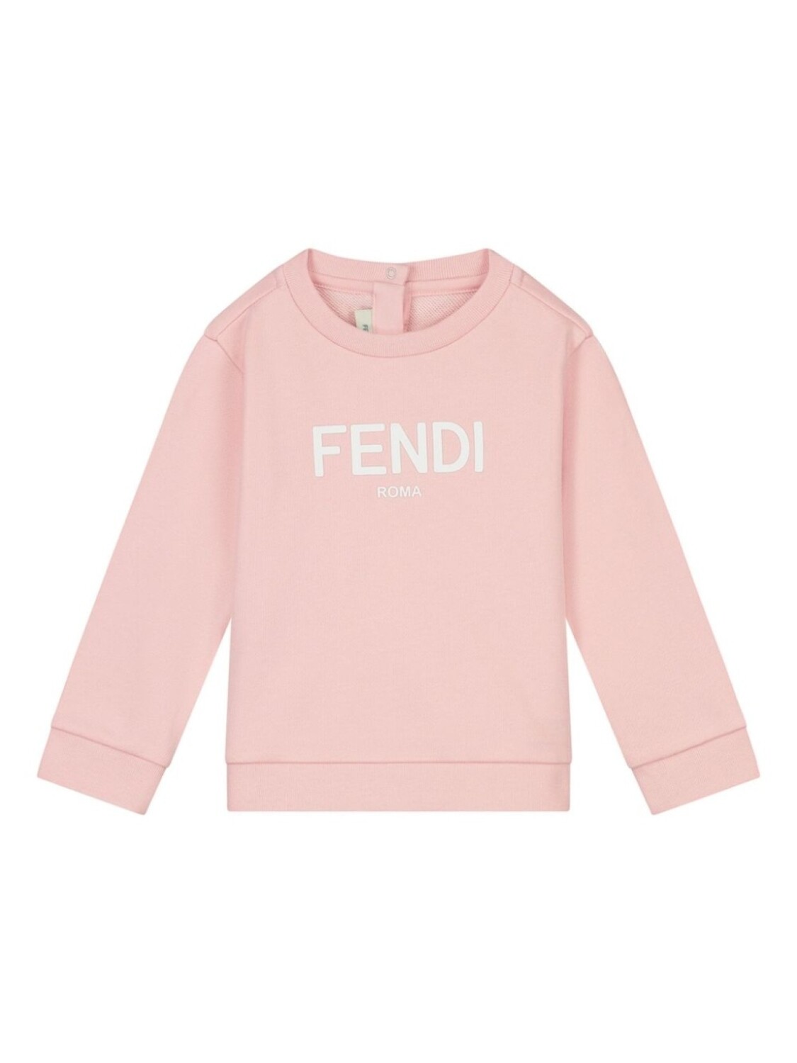 

FENDI толстовка из джерси с логотипом, розовый