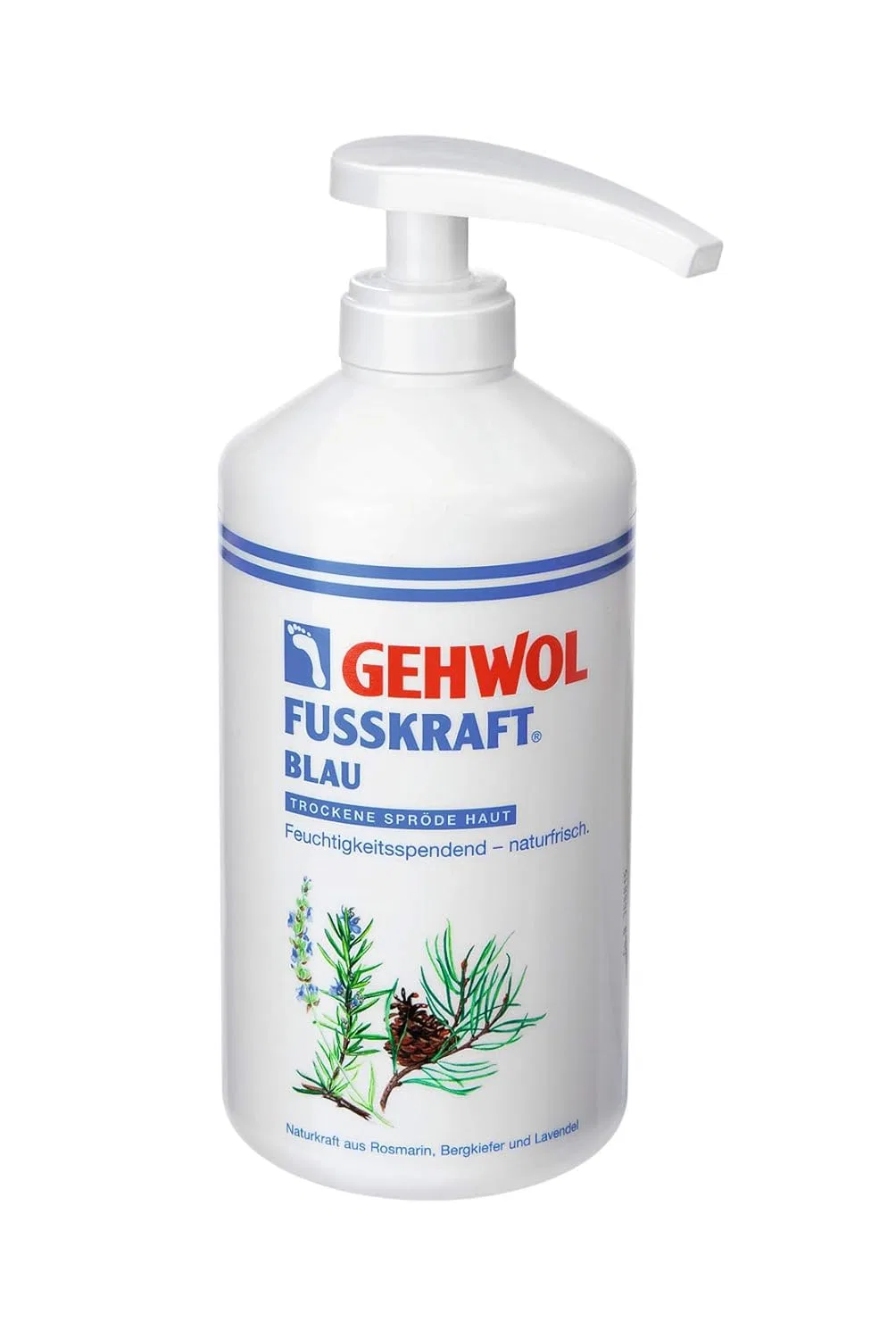 Крем для ног «Fusskraft Blue» от GEHWOL для сухой и потрескавшейся кожи, 500 мл Gehwol