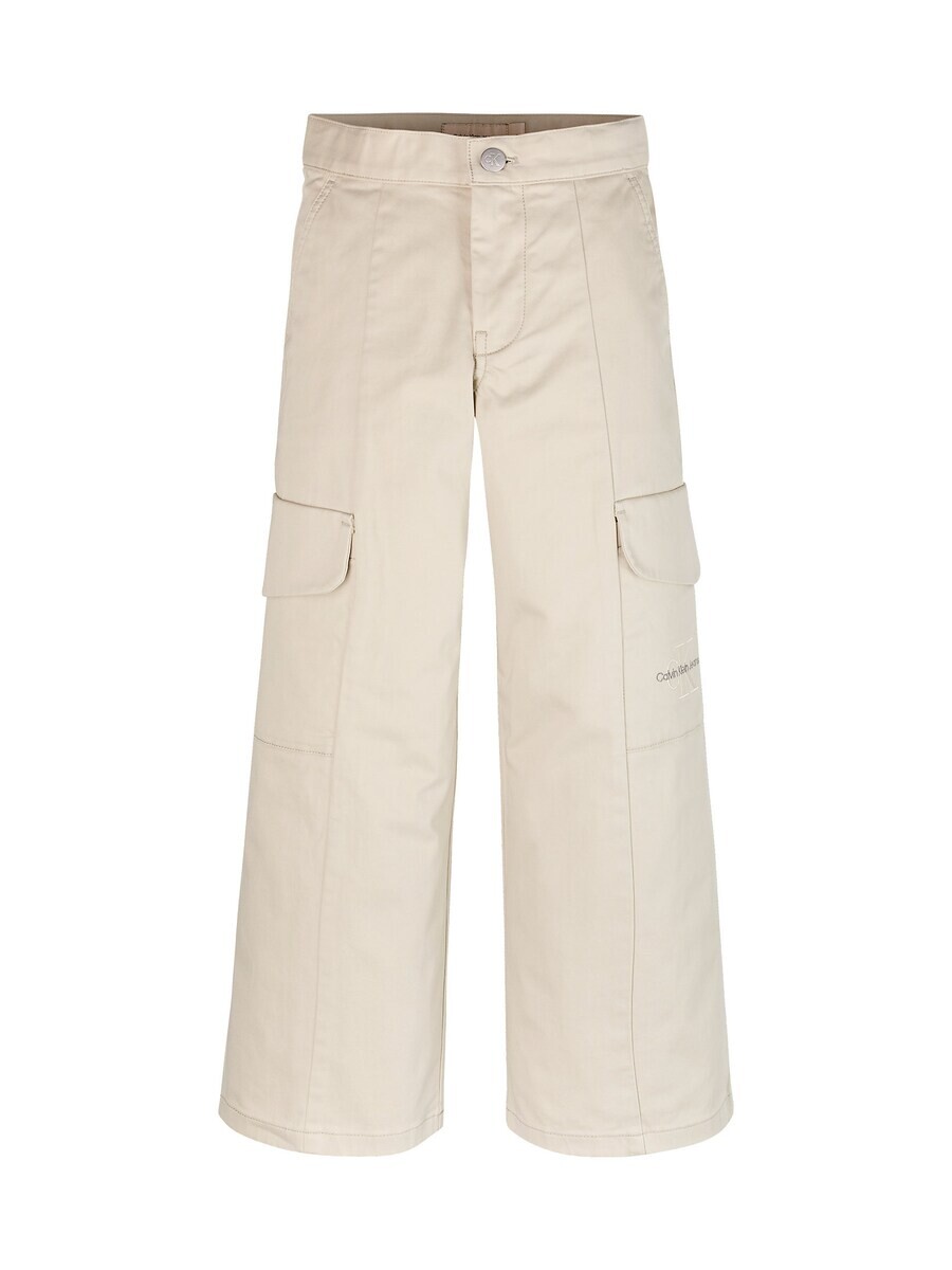 

Брюки Calvin Klein Jeans Wide leg Pants Cargo, бежевый