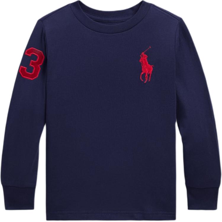 

Детская футболка Polo Ralph Lauren, темно-синий