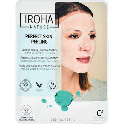

Отшелушивающая флисовая маска для лица Perfect Skin, Iroha Nature