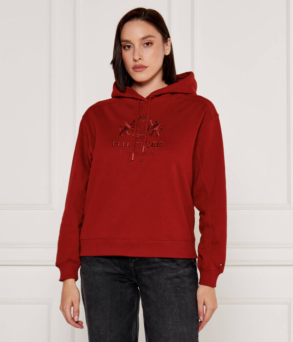 

Толстовка женская Tommy Hilfiger университетская, красный