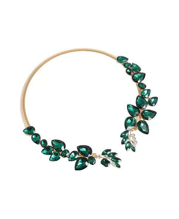 

Ожерелье с праздничным камнем Sohi, green