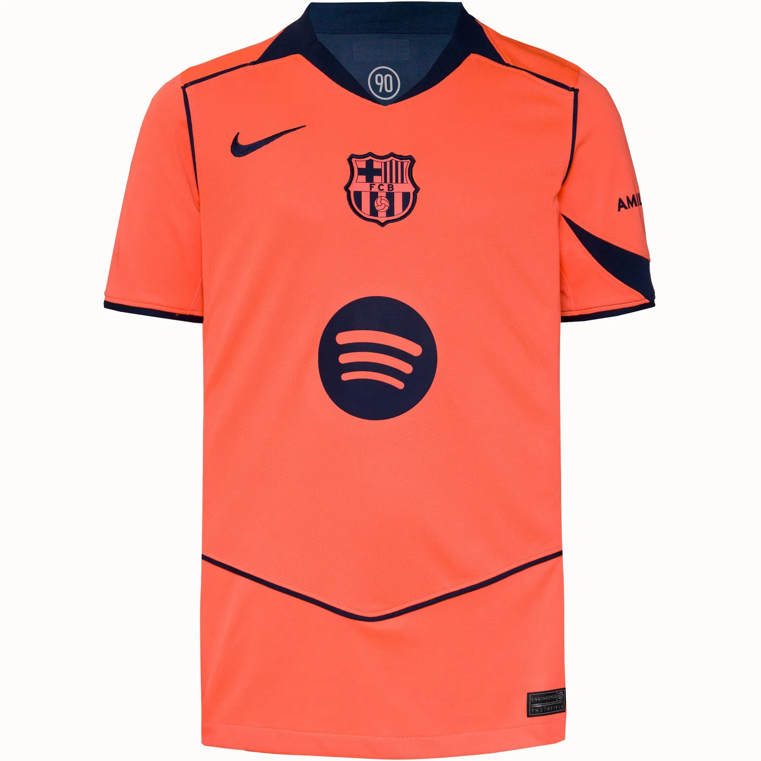 Игровая футболка 'ФК Барселона 25-26 3-й тур' Nike, Orange