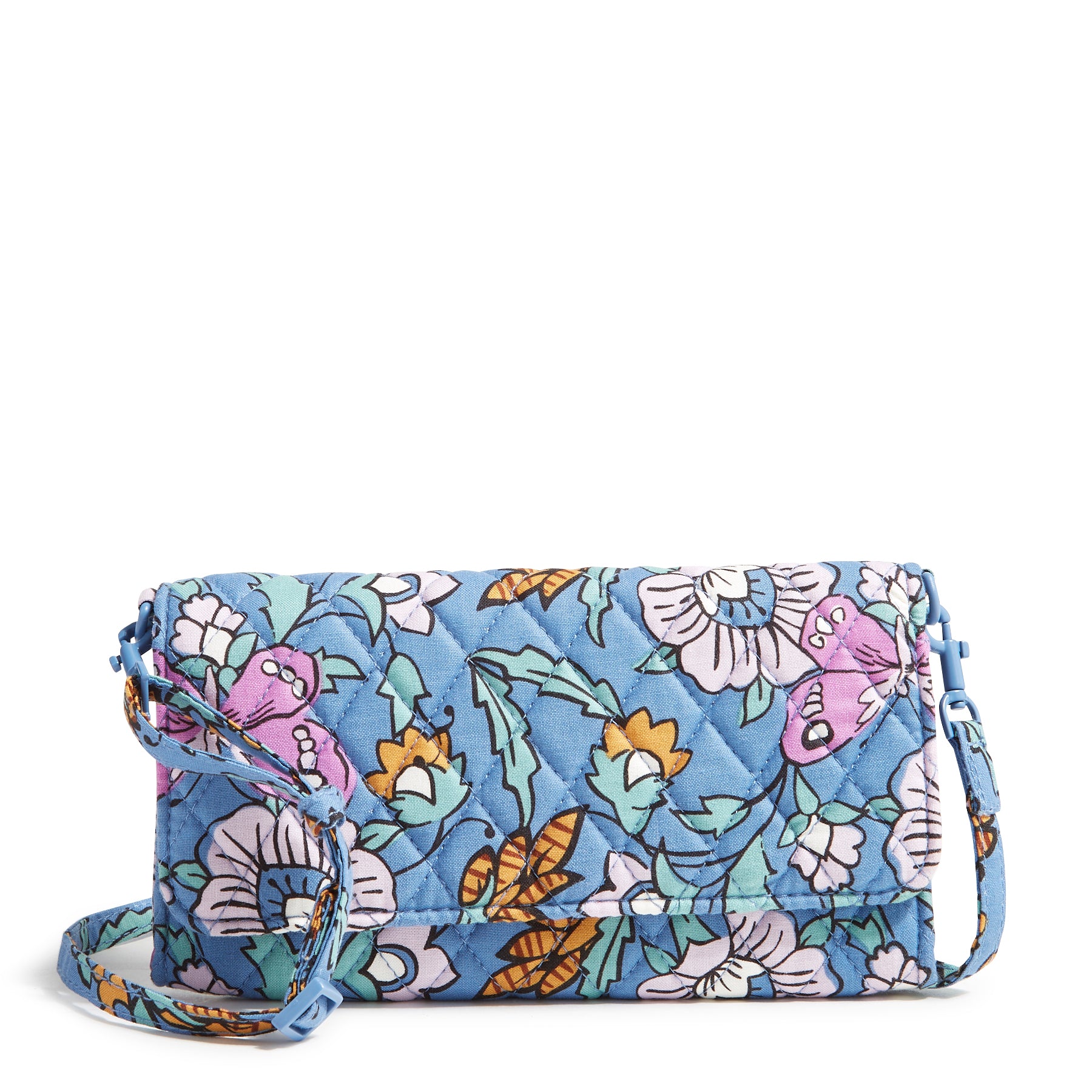 

Аутлет Хлопковый Кошелек Через Плечо Vera Bradley, цвет wild prairie
