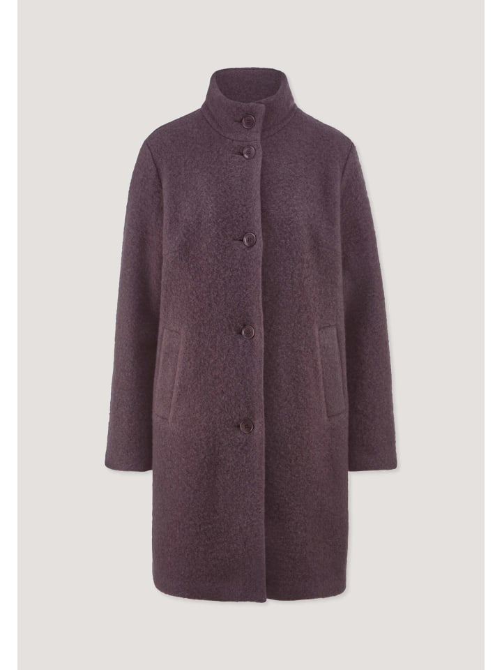 

Hessnatur Шерстяное флисовое пальто цвета ежевичного сорбета